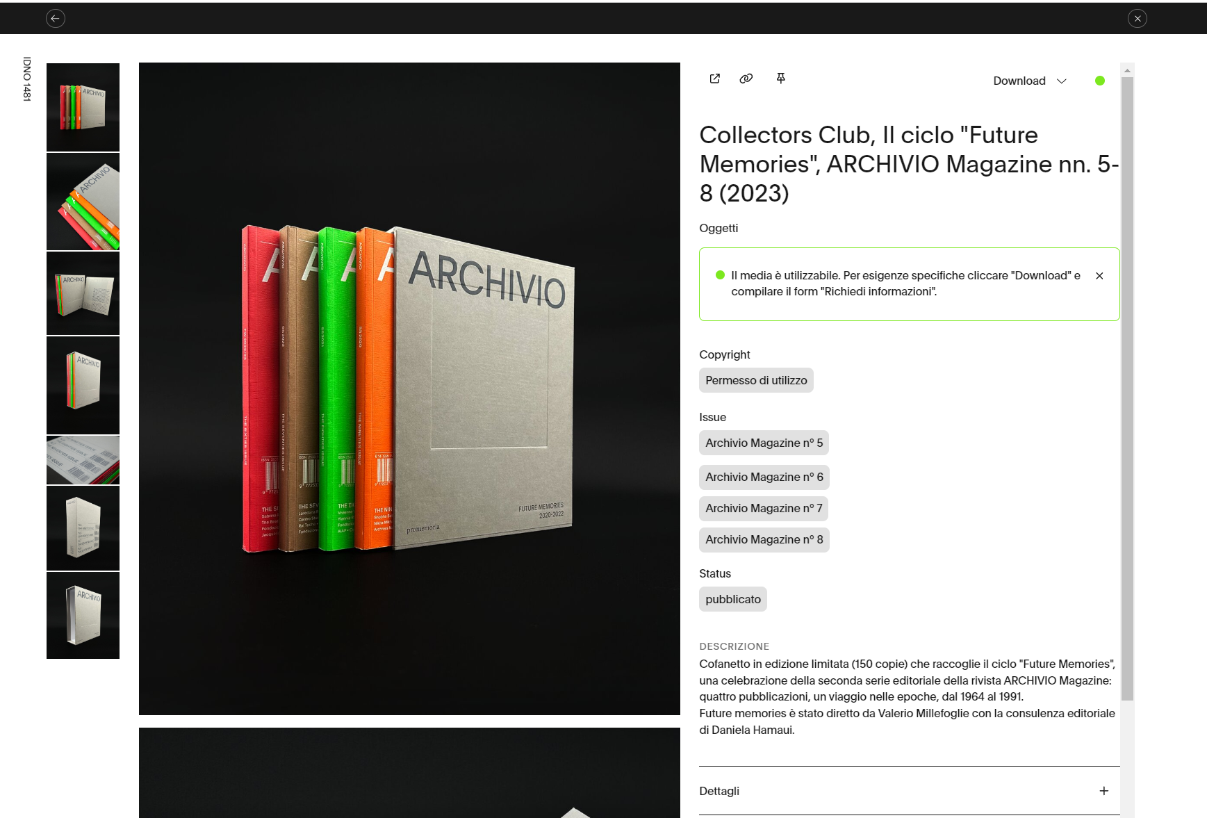 immagine dettaglio scheda da card