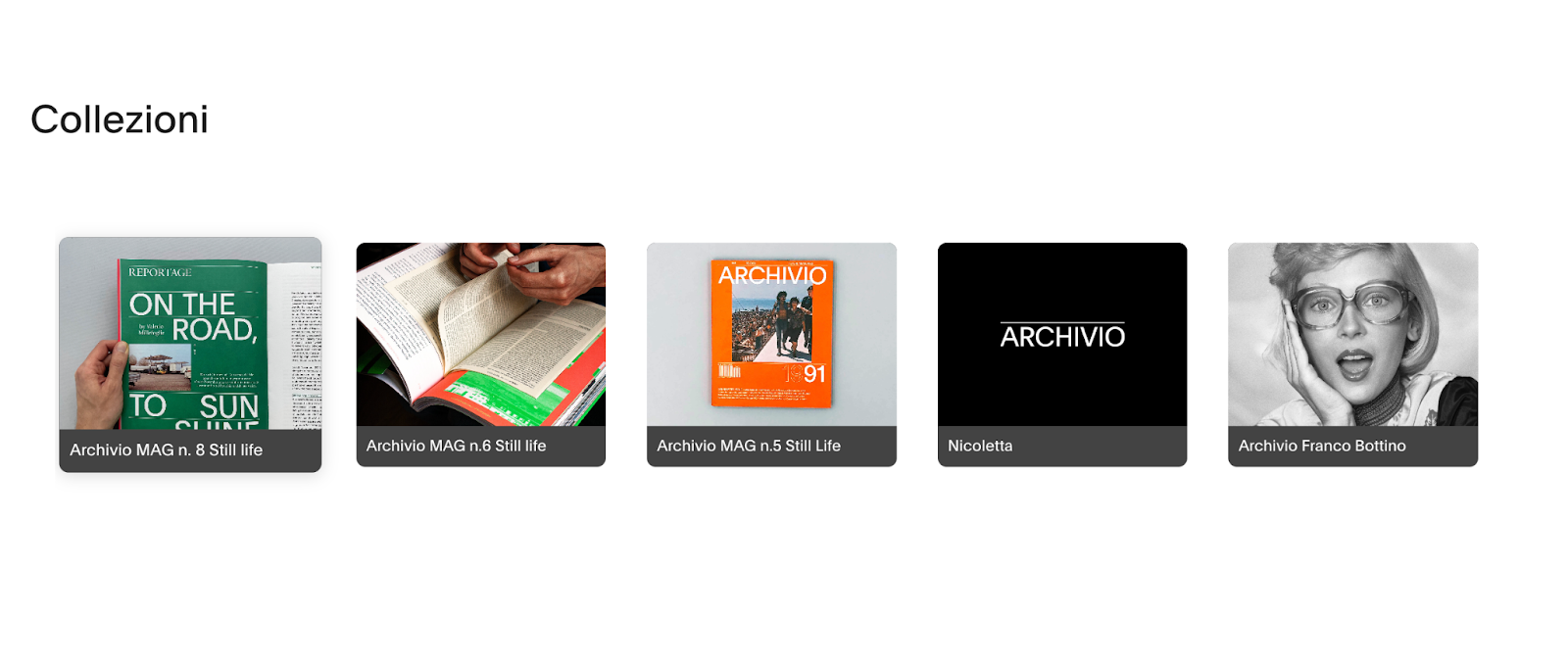 immagine modulo collections