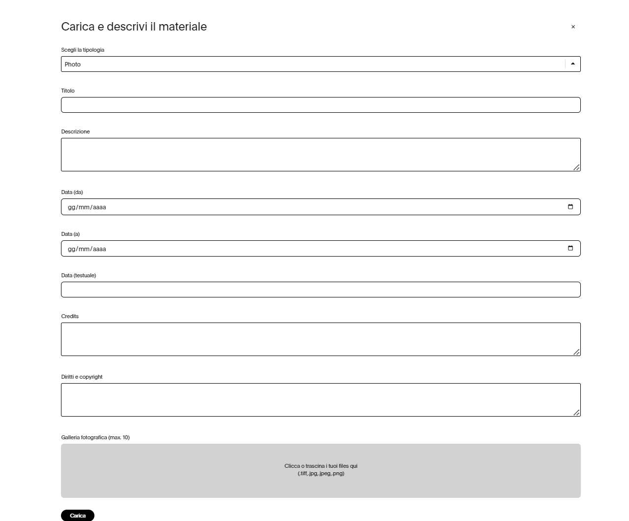 immagine form buca lettere