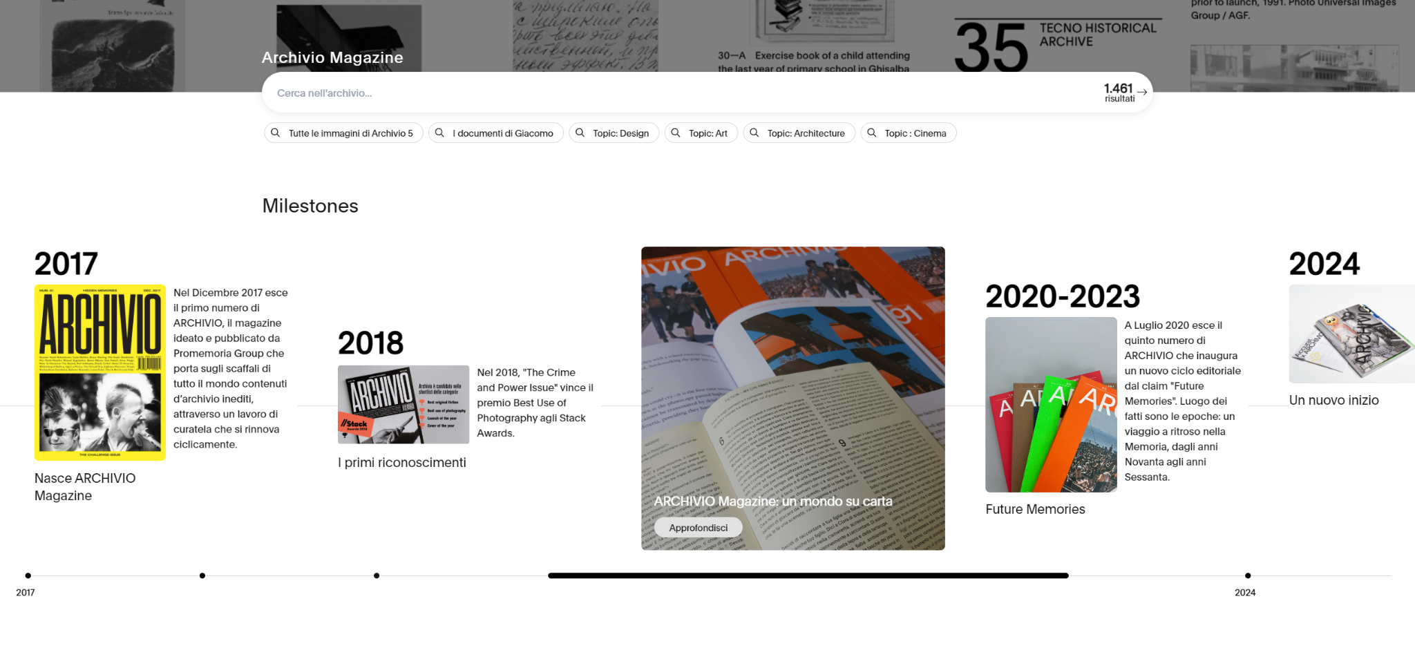 immagine modulo timeline