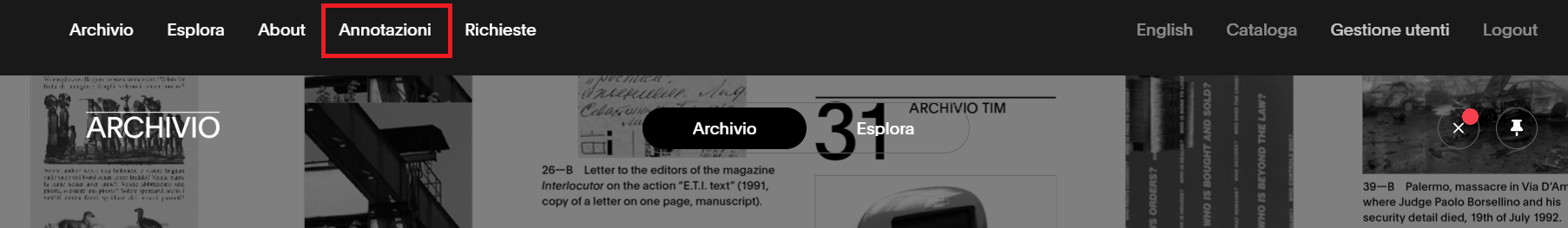 immagine menu annotazioni