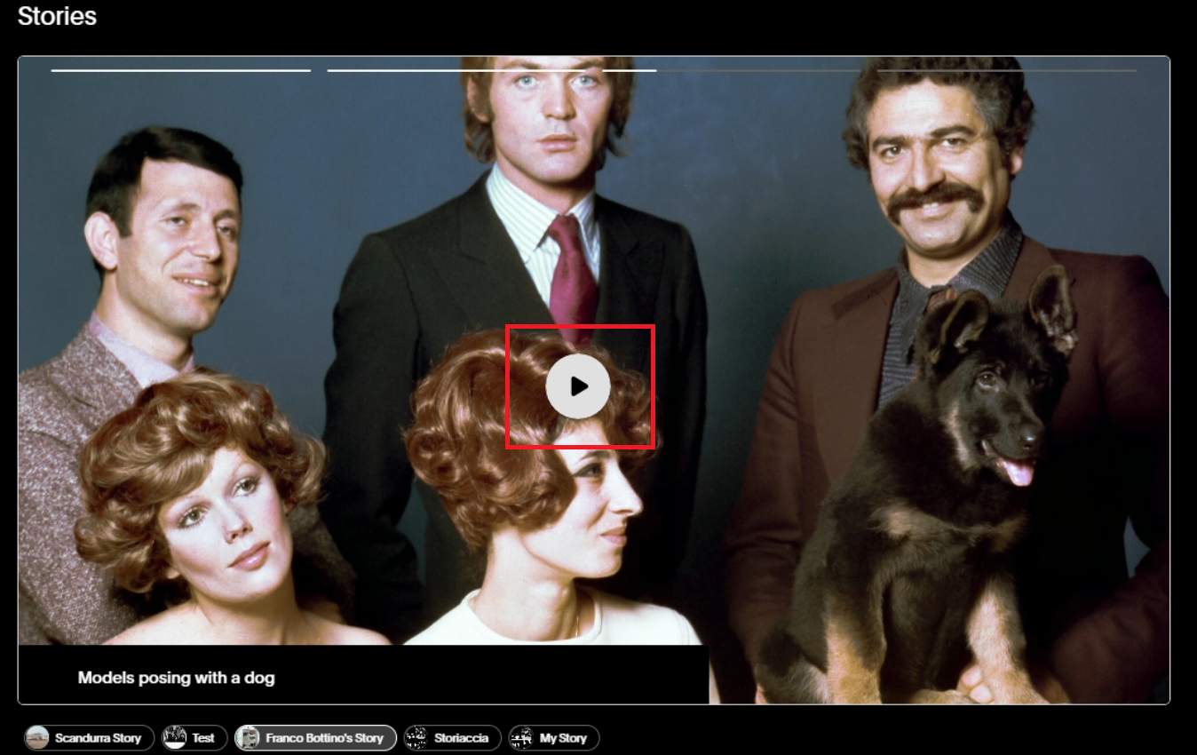 immagine modulo stories play