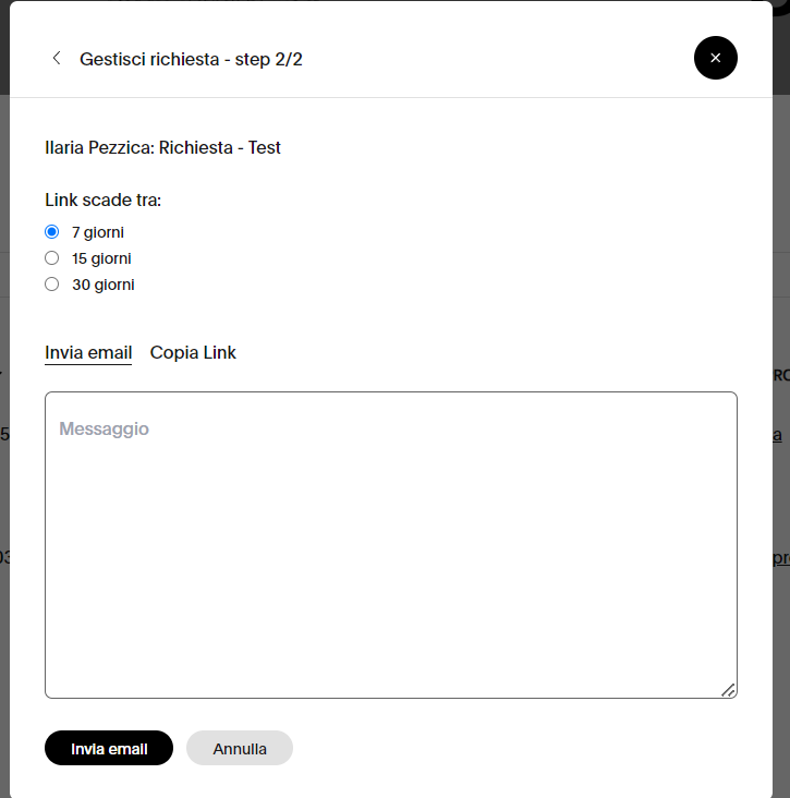 immagine form giorni email