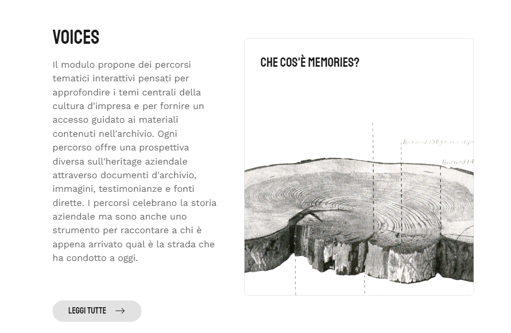 immagine modulo Memories