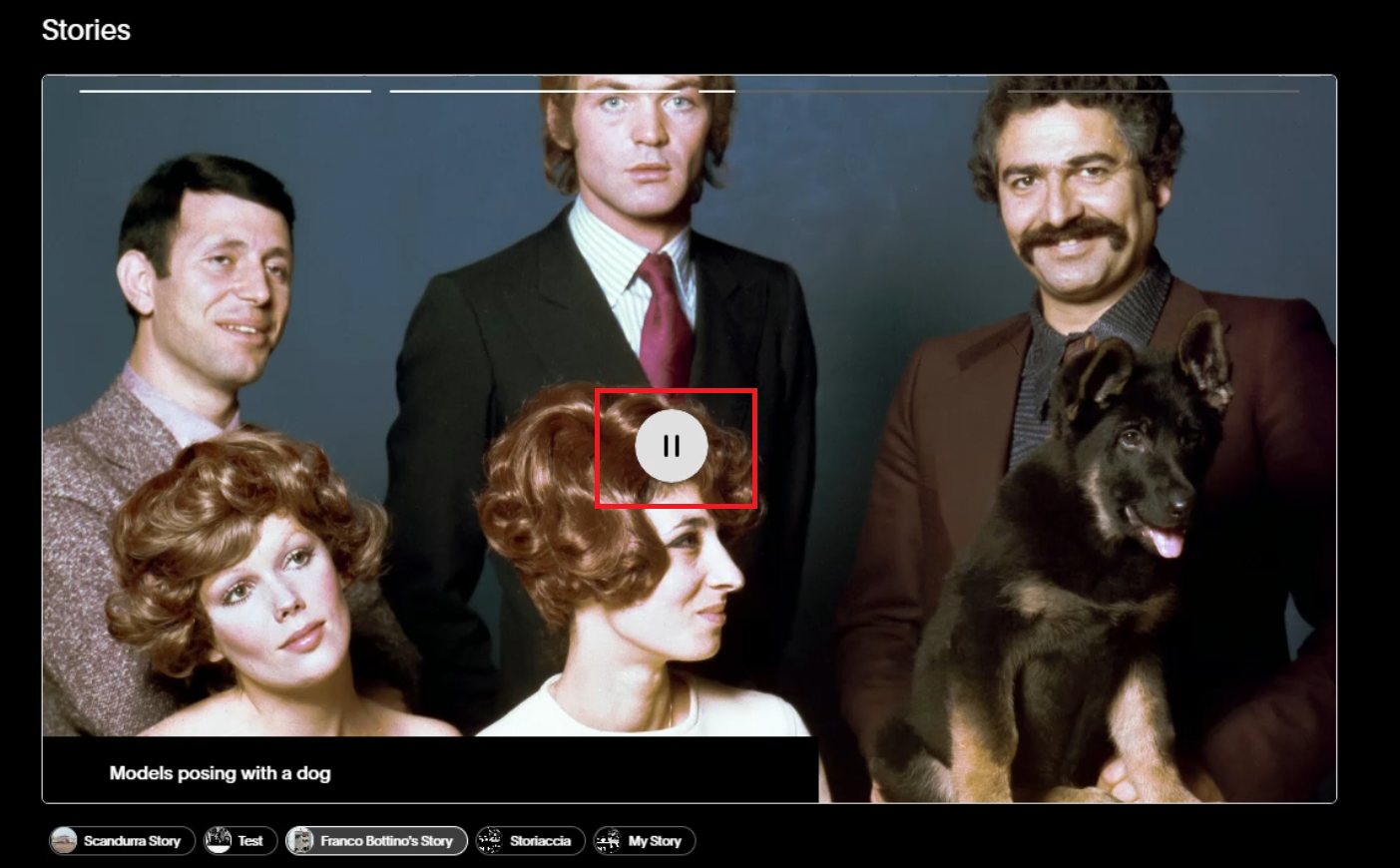 immagine modulo stories pausa